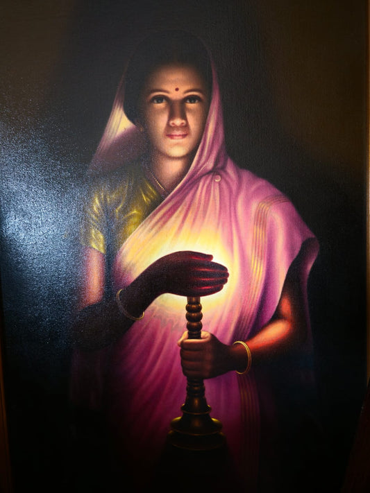 Lady with lamp